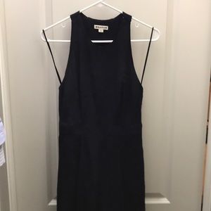 Whistles navy crepe wide leg jumpsuit. Gently worn